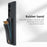SUTENI H03 For Samsung Galaxy S24 Ultra Case Waxy Texture Vertical Flip Protective Shell - Black - 5