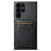 SUTENI H02 For Samsung Galaxy S24 Ultra Cell Phone Case Vertical Flip Waxy Texture Cover - Black - 1