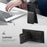 SUTENI H02 For Samsung Galaxy S24 Ultra Cell Phone Case Vertical Flip Waxy Texture Cover - Black - 5