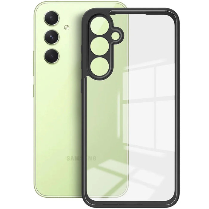 IMAK UX-9A Series for Samsung Galaxy A55 5G Cell Phone Case HD Clear TPU + PC Back Shell - 1
