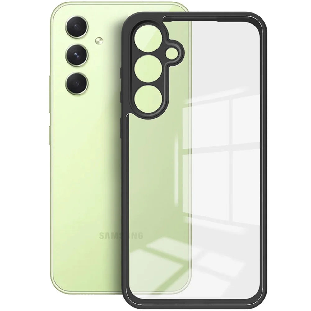 IMAK UX-9A Series for Samsung Galaxy A35 5G Clear Case Airbag Protection TPU + PC Phone Cover - 1