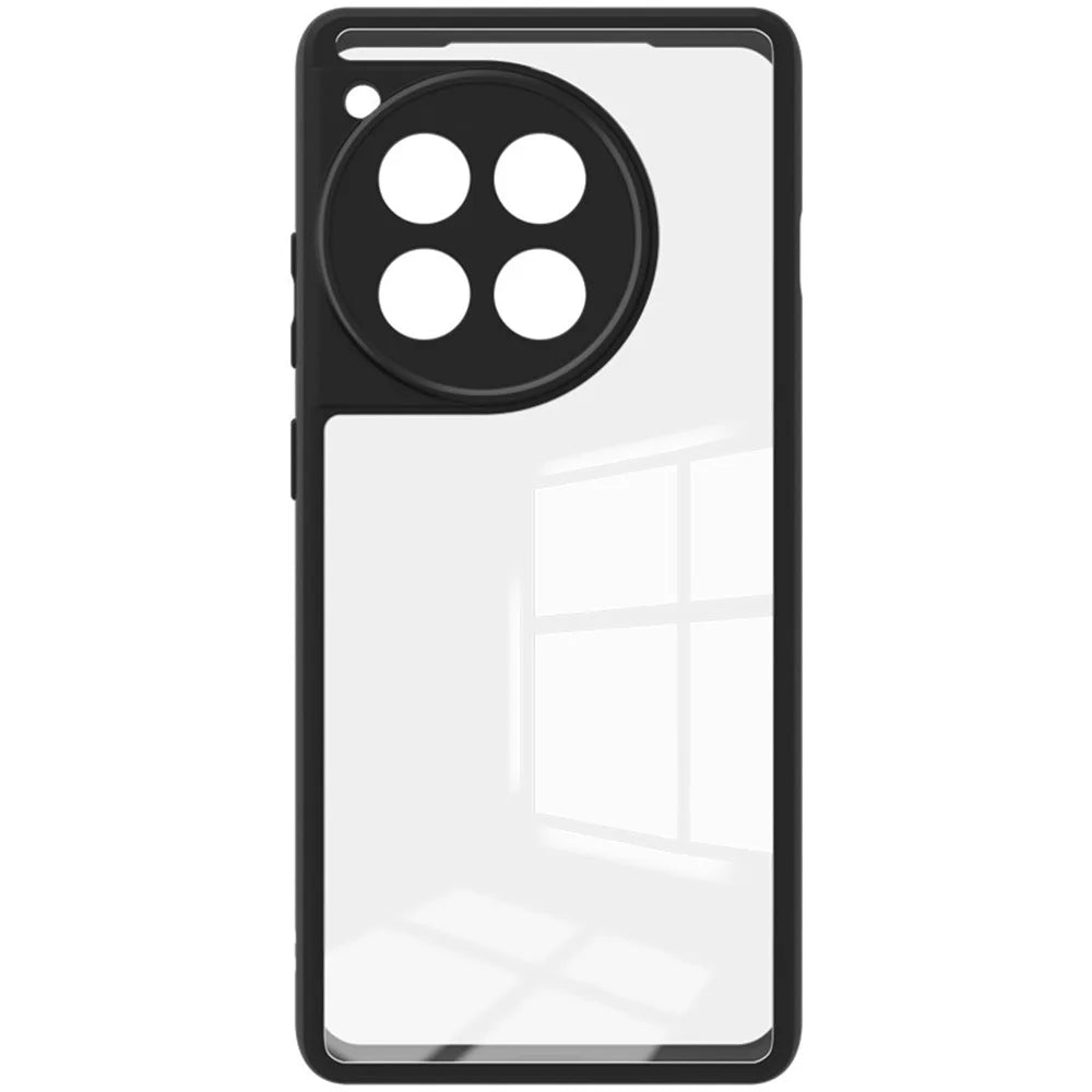 IMAK UX-9A Series for OnePlus Ace 3 5G / 12R 5G Clear Case TPU + PC Drop-resistant Phone Shell - 4