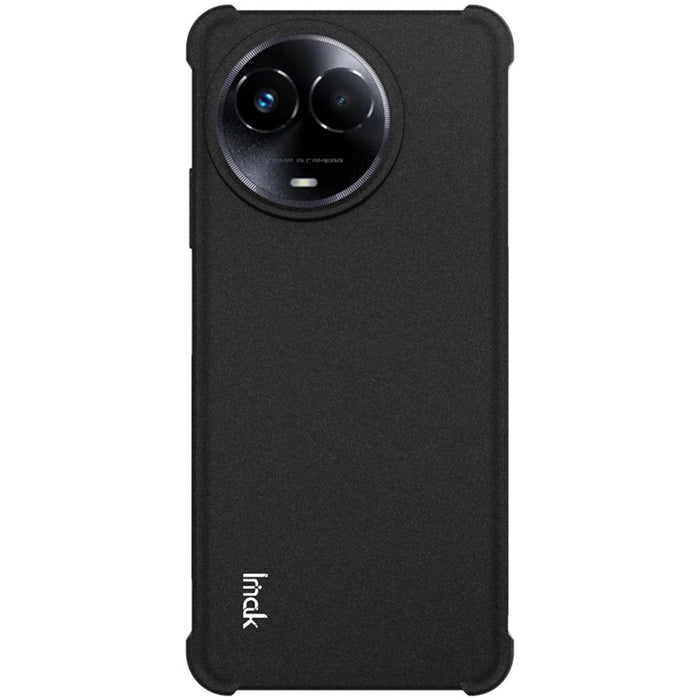 IMAK For Realme V50 5G  /  V50s 5G Shockproof Case Soft TPU Mobile Phone Back Cover - Black - 3