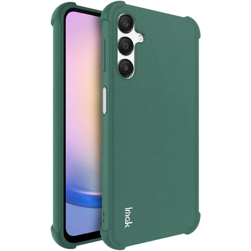 IMAK For Samsung Galaxy A25 5G (Global) (161.0 x 76.5 x 8.3mm) TPU Case Matte Phone Cover - Green - 1