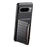 For Google Pixel 8 Pro Kickstand Case Card Holder Phone Cover Crocodile Texture - Black - 2
