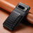 For Google Pixel 8 Pro Kickstand Case Card Holder Phone Cover Crocodile Texture - Black - 6