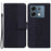 For Infinix Zero 30 5G Wallet Cover Imprinted Anti-Scratch PU Leather Flip Phone Case - Black - 1