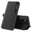 For Samsung Galaxy A25 5G (Global) (161mm) Case View Window PU Leather Stand Cover - Black - 1