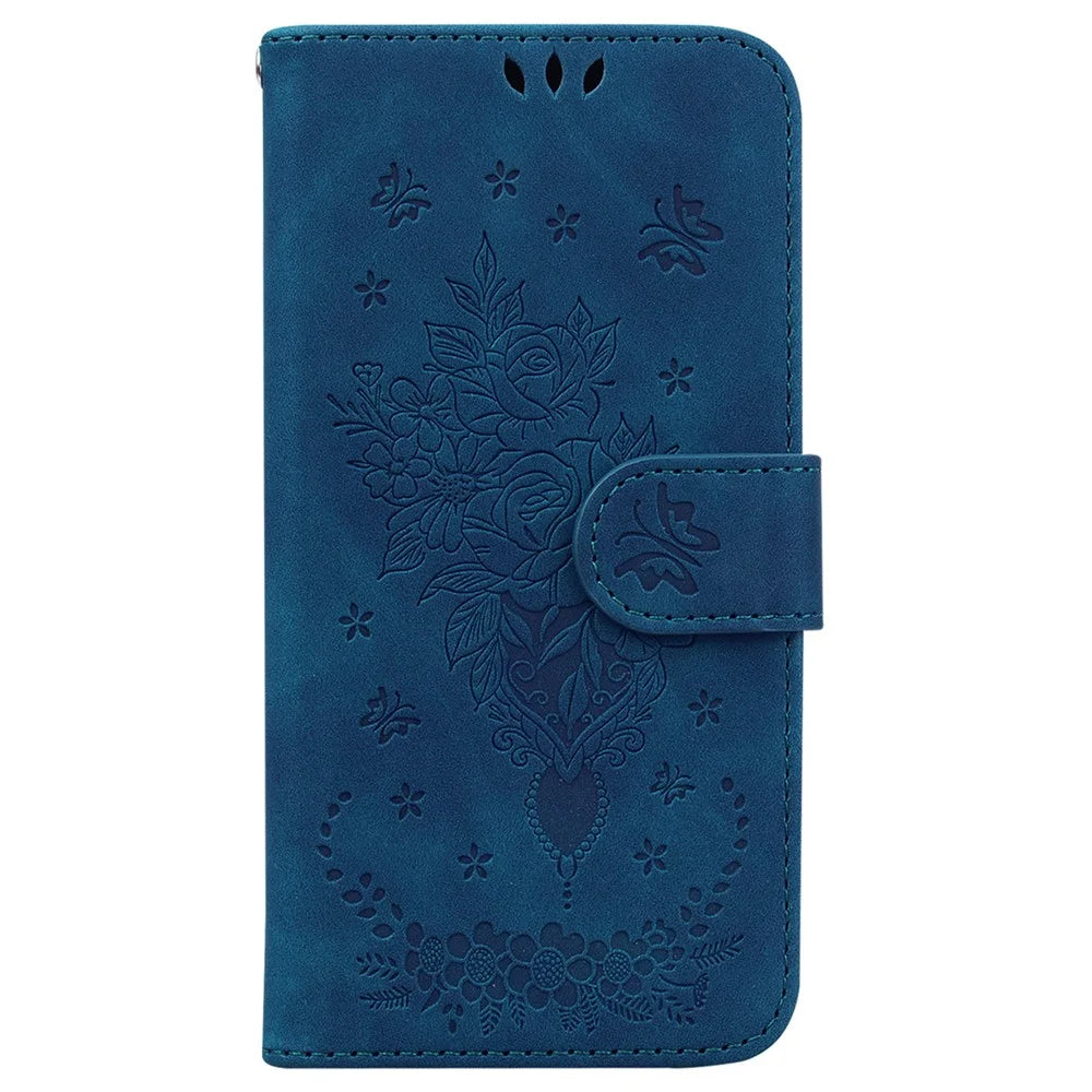For TECNO Spark Go 2024 4G / Spark 20 / Spark 20C / Pop 8 Case PU Leather Wallet Stand Phone Cover - Blue - 6