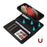 For Samsung Galaxy S21 Ultra 5G Magnetic Case BETOPNICE Detachable PU Leather Phone Cover with Strap - Black - 4