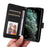 For iPhone 11 Pro Max Magnetic Case BETOPNICE Detachable PU Leather Phone Cover with Strap - Black - 3