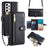 For Samsung Galaxy A53 5G Case PU Leather+TPU Smart Phone Cover with Crossbody Shoulder Strap - Black - 1