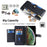 For iPhone XS 5.8 inch / X Case Magnetic Zipper Pocket Cover with Crossbody Shoulder Strap - Black - 2