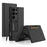 GKK For Samsung Galaxy S24 Ultra Case Leather Scratch-proof Phone Cover with Hidden Kickstand - Black - 1