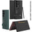 GKK For Samsung Galaxy S24 Ultra Case Leather Scratch-proof Phone Cover with Hidden Kickstand - Black - 2