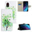 For Samsung Galaxy Xcover7 Magnetic Phone Case Pattern Printing Folio Sand Cover - Green Tree - 6