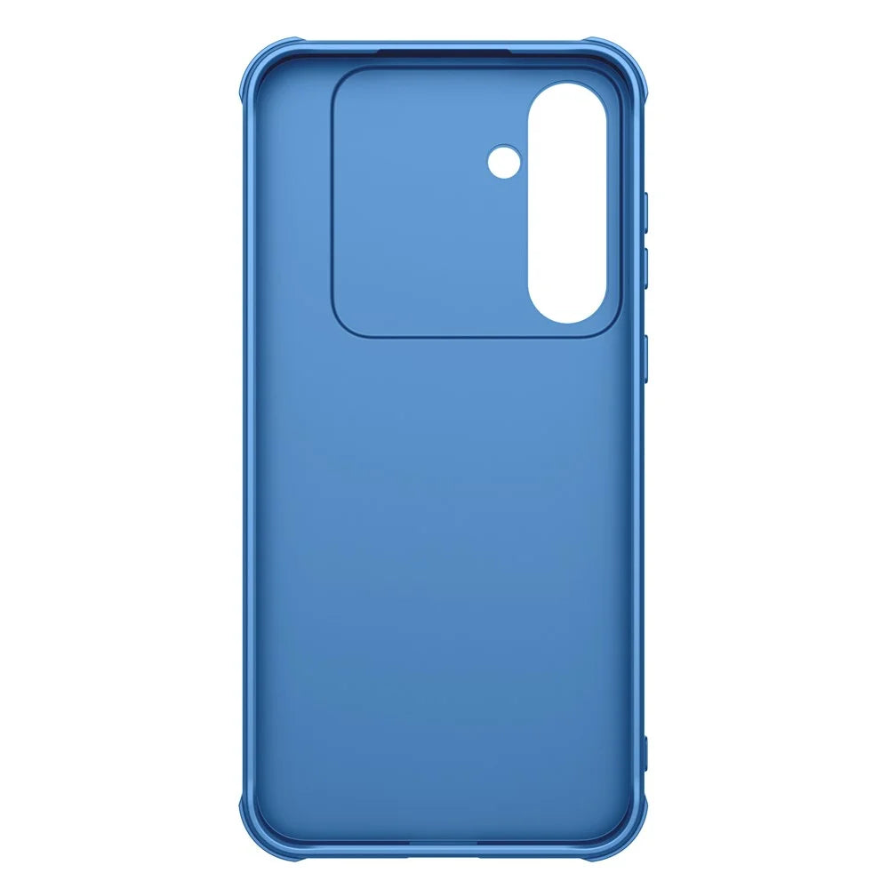 NILLKIN CamShield Pro Series For Samsung Galaxy A55 5G Case Slide Lens Protection PC+TPU Cover - Blue - 4
