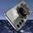 For Samsung Galaxy S23+ Glitter Powder Phone Case Astronaut Kickstand PC+TPU Cover - Black - 3