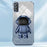 For Samsung Galaxy S20 4G / 5G Stable Kickstand Phone Case PC+TPU Cell Phone Cover - Blue - 4