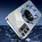 For Samsung Galaxy Note20 Ultra 5G / Note20 Ultra Astronaut Kickstand Phone Case PC+TPU Cell Phone Cover - Blue - 3
