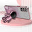 For Samsung Galaxy A32 4G (EU Version) Electroplating Phone Cover PC+TPU Case with Astronaut Kickstand - Pink - 2