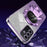 For Samsung Galaxy A15 4G / A15 5G Case Drop-proof Astronaut Kickstand Mobile Phone Cover - Purple - 5