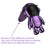 For Samsung Galaxy A15 4G / A15 5G Case Drop-proof Astronaut Kickstand Mobile Phone Cover - Purple - 6