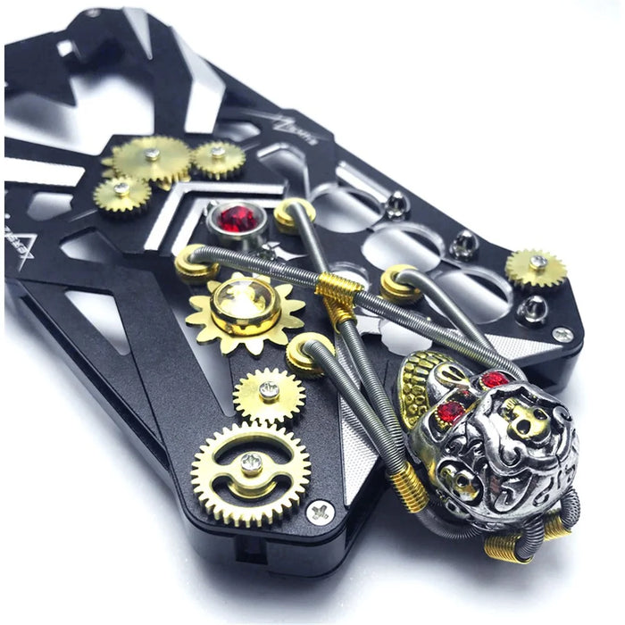For Samsung Galaxy S22 Ultra 5G Cell Phone Case Shockproof Aluminum Alloy Gothic Style Cover - 2
