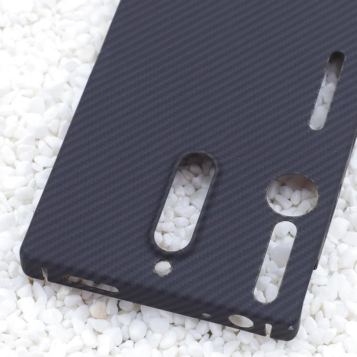 For ZTE nubia Red Magic 8S Pro Aramid Fiber Case 600D Fine Texture Precise Cutouts Phone Case, Black - 7