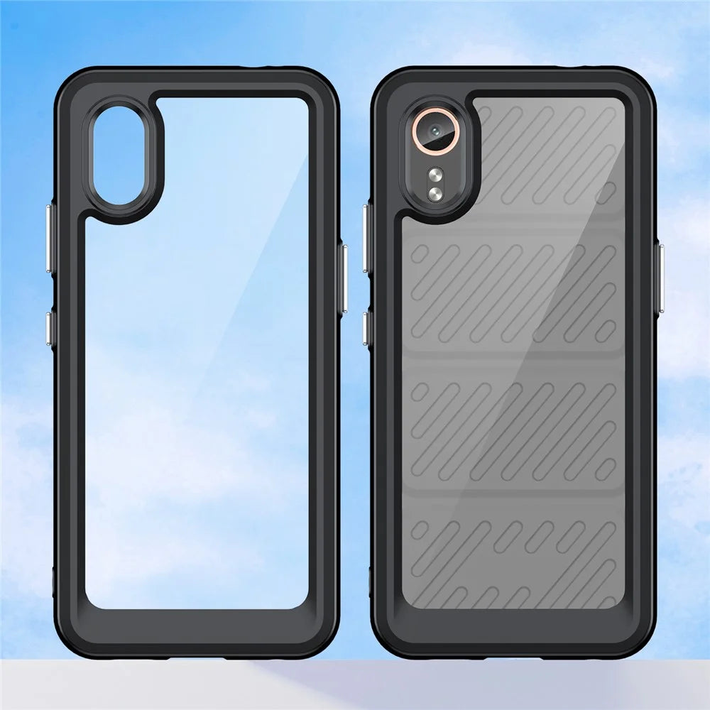 For Samsung Galaxy Xcover7 Phone Case Anti-drop TPU + Acrylic Cover - Black - 2
