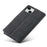 FORWENW F1 Series For iPhone 15 Plus Case Viewing Stand PU Leather Flip Cell Phone Cover - Black - 4