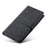 FORWENW F1 Series For iPhone 15 Plus Case Viewing Stand PU Leather Flip Cell Phone Cover - Black - 5