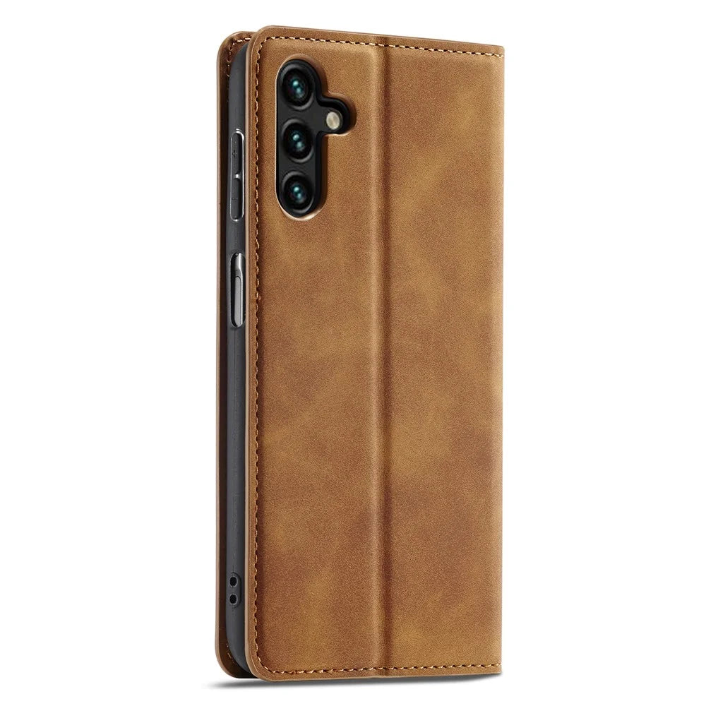 FORWENW Fantasy Series for Samsung Galaxy A25 5G (Global) (161.0 x 76.5 x 8.3mm) Case Skin-touch Phone Cover - Brown - 6
