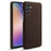 For Samsung Galaxy A55 5G Cloth+PC Phone Case Shockproof Slim Cell Phone Cover - Brown - 1