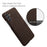 For Samsung Galaxy A55 5G Cloth+PC Phone Case Shockproof Slim Cell Phone Cover - Brown - 2