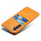 For Samsung Galaxy A35 5G Phone Case Leather+PC Shockproof Cover with Dual Card Slots - Orange - 4