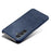For Samsung Galaxy A55 5G Phone Cover Anti-scratch Calf Texture PU Leather+PC Phone Case - Blue - 3