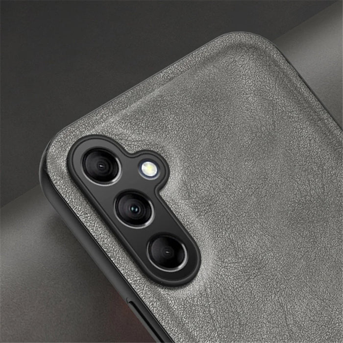 For Samsung Galaxy A35 5G Case Retro Style PU Leather+TPU Protective Shell - Black - 3