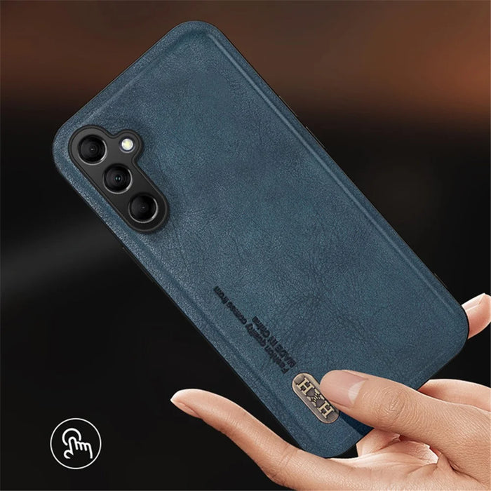 For Samsung Galaxy A35 5G Case Retro Style PU Leather+TPU Protective Shell - Black - 4