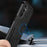 For Samsung Galaxy A35 5G Case Retro Style PU Leather+TPU Protective Shell - Black - 5
