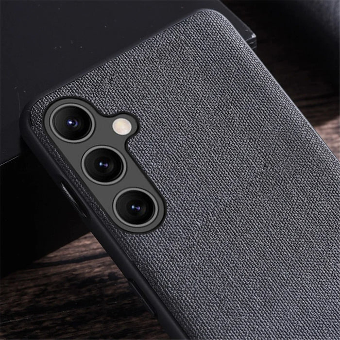 For Samsung Galaxy S23 FE Case Drop-resistant Cloth+PC Protective Shell - Grey - 2