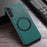 For Samsung Galaxy S24+ Magnetic Case PU Leather+TPU Drop-proof Phone Guard Cover - Green - 2