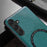 For Samsung Galaxy S24+ Magnetic Case PU Leather+TPU Drop-proof Phone Guard Cover - Green - 3