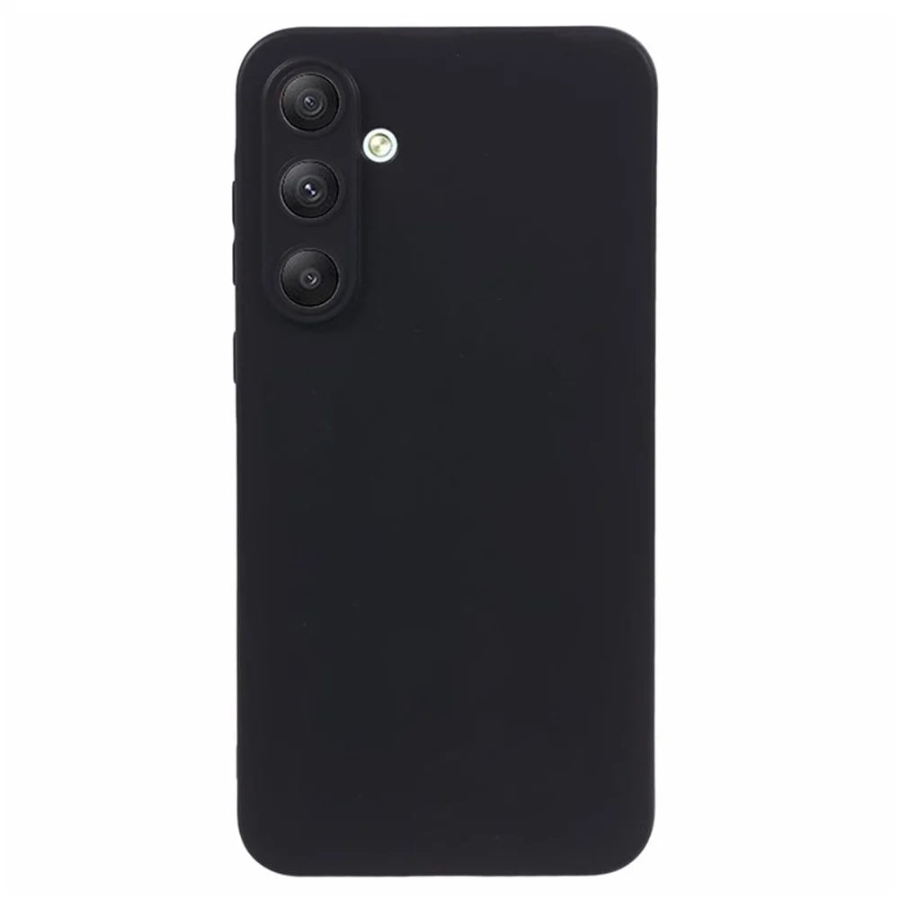 For Samsung Galaxy A25 5G (Global) (161.0 x 76.5 x 8.3mm) TPU Case Glossy Cover (Precise Lens Cutouts) - Black - 1