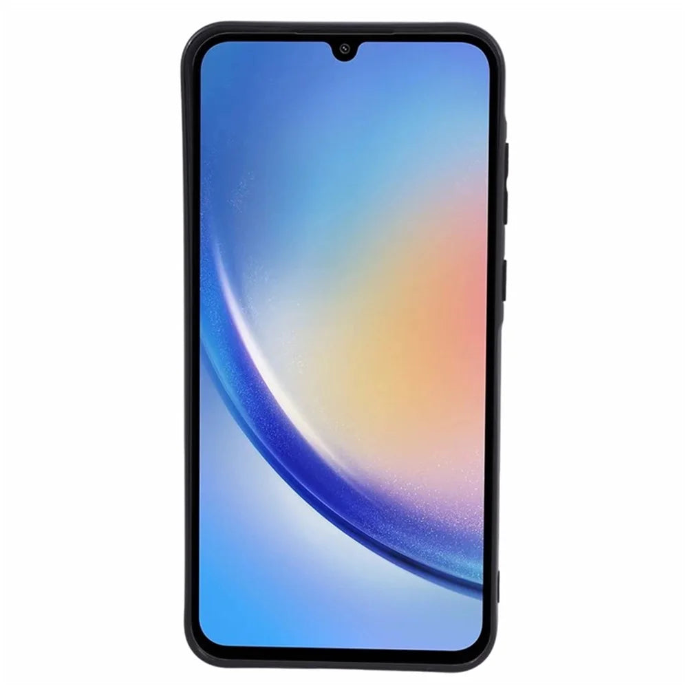For Samsung Galaxy A25 5G (Global) (161.0 x 76.5 x 8.3mm) TPU Case Glossy Cover (Precise Lens Cutouts) - Black - 2