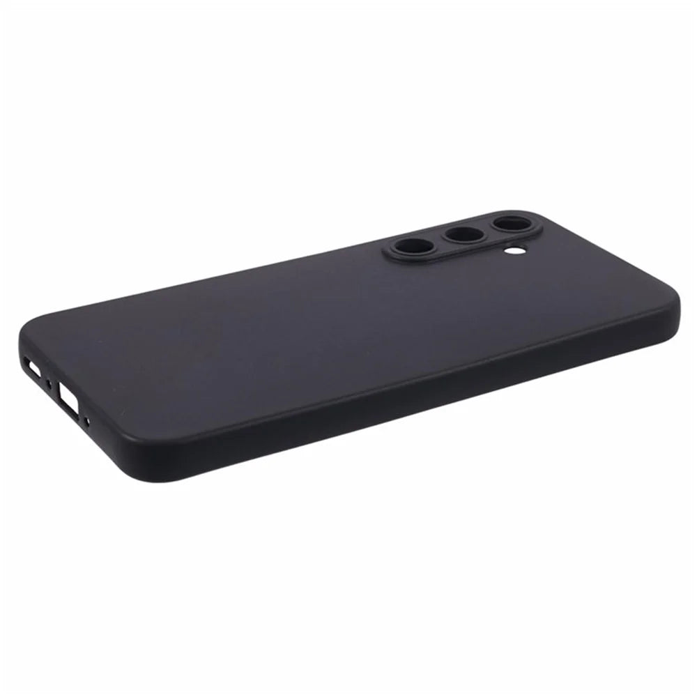 For Samsung Galaxy A25 5G (Global) (161.0 x 76.5 x 8.3mm) TPU Case Glossy Cover (Precise Lens Cutouts) - Black - 4