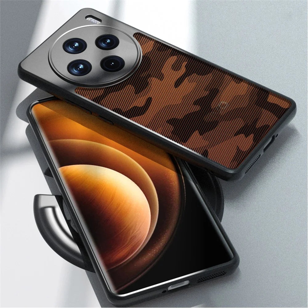 IBMRS For vivo X100 5G Case TPU+PC Airbag Protection Back Cover - Artistic Camouflage - 6