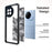 IBMRS For vivo X90 5G Case Airbag Protection TPU+PC Phone Protector  - Grid Camouflage - 2
