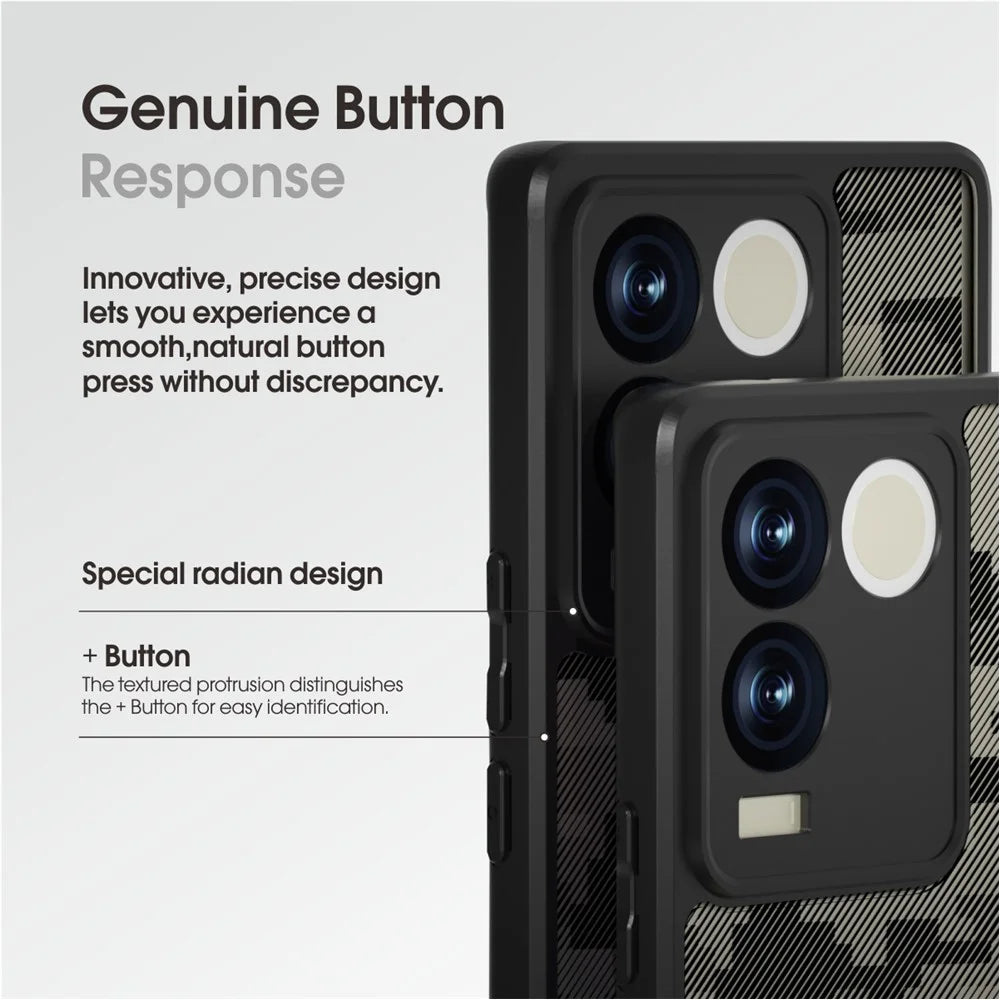 IBMRS For vivo S17e 5G Cell Phone Cases Precise Cutout Camera Protection Cover - Grid Camouflage - 4