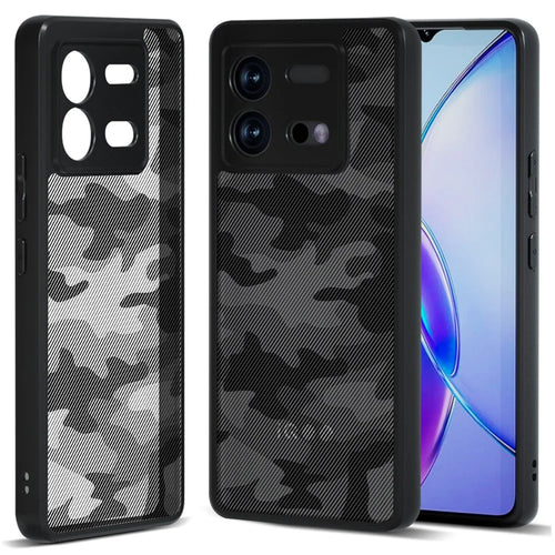 IBMRS For vivo iQOO Neo8 5G / Neo8 Pro 5G Back Case Precise Cutout Camera Protection Phone Shell - Artistic Camouflage - 1